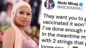 #JustReasoning on COVID Vaccine Hesitancy vs. Misinformation, Nicki Minaj's cousin's friend's neighbor's auntie's uncle's BIG balls, Instagram bad for teenage girl's mental health, and more